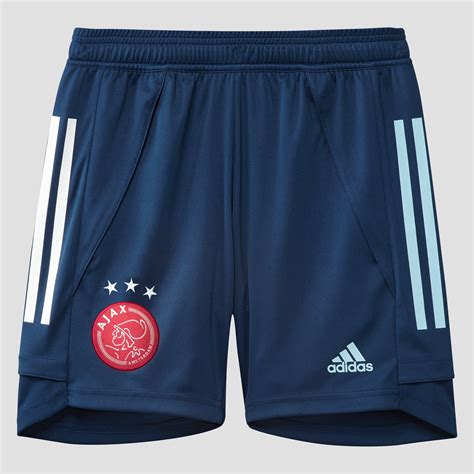 adidas short blauw ajax maat 140